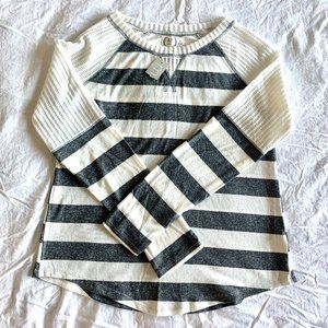 Long Sleeve Striped Tee Shirt
